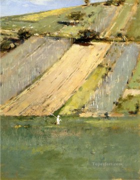 Theodore Robinson Painting - Valley of the Seine Giverny Theodore Robinson